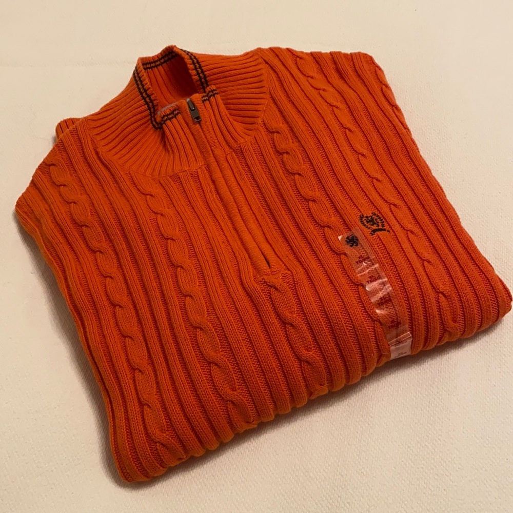 NEW Crest by Tommy Hilfiger quarter zip sweater